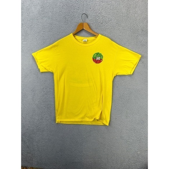 Fruit OF The Loom Shirt Mens Large Yellow Cinco De Mayo Tee T-Shirt Short Sleeve - Picture 1 of 8